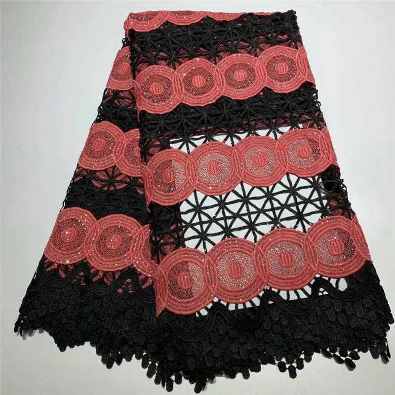 2019 High Quality Nigerian Lace Fabrics Latest Beaded Mesh African Fabric Bride Guipure French Net LM5474 | Дом и сад
