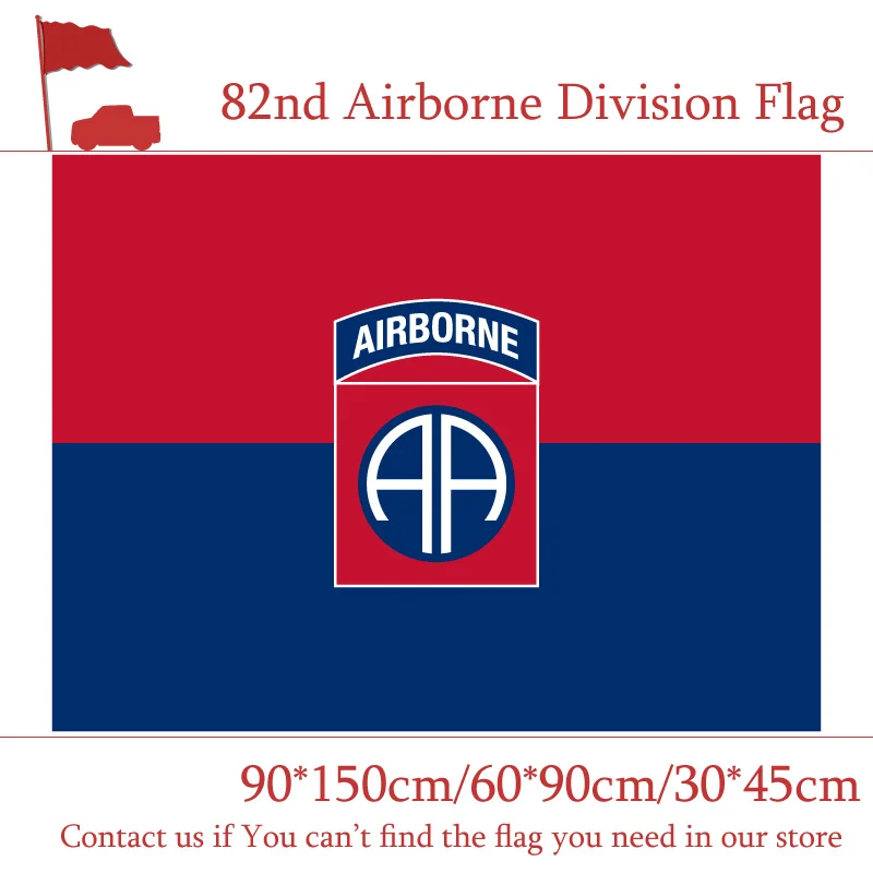 3x5ft 82nd 101st флаг разделения США 90*150 см 60*90 30*45 украшение автомобильного флага|car