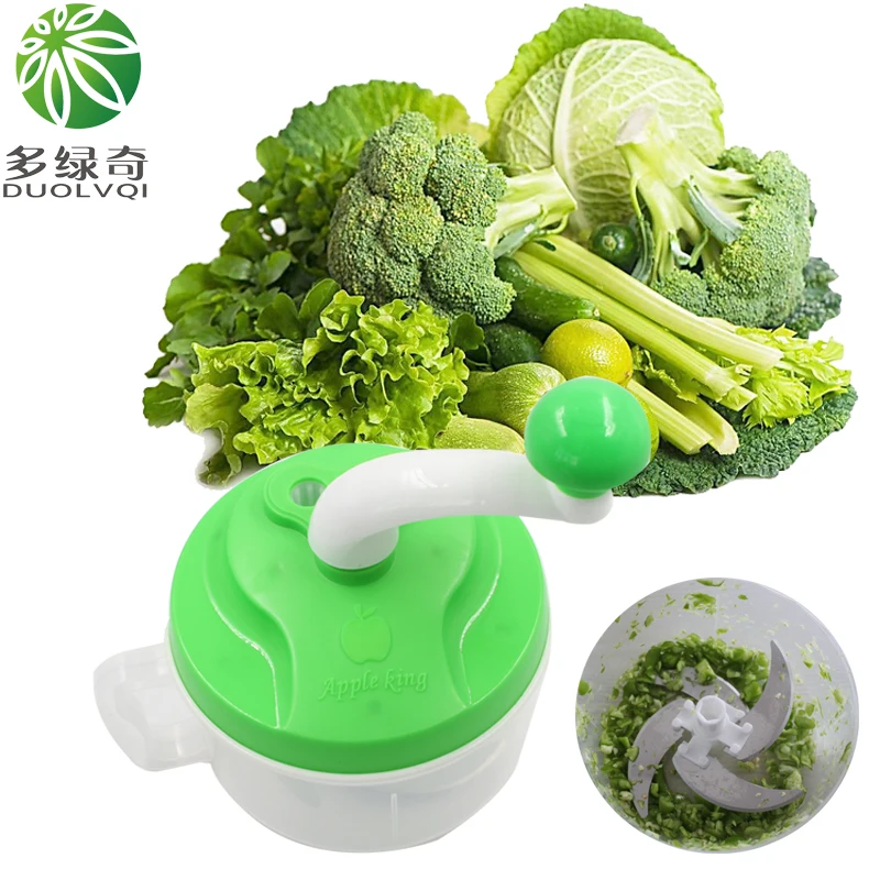 

DUOLVQI Multifunction Vegetable Cutter Hand Speedy Chopper Spiral Slicer Meat Fruit Shredder Slicer Crusher Grater Kitchen Tools
