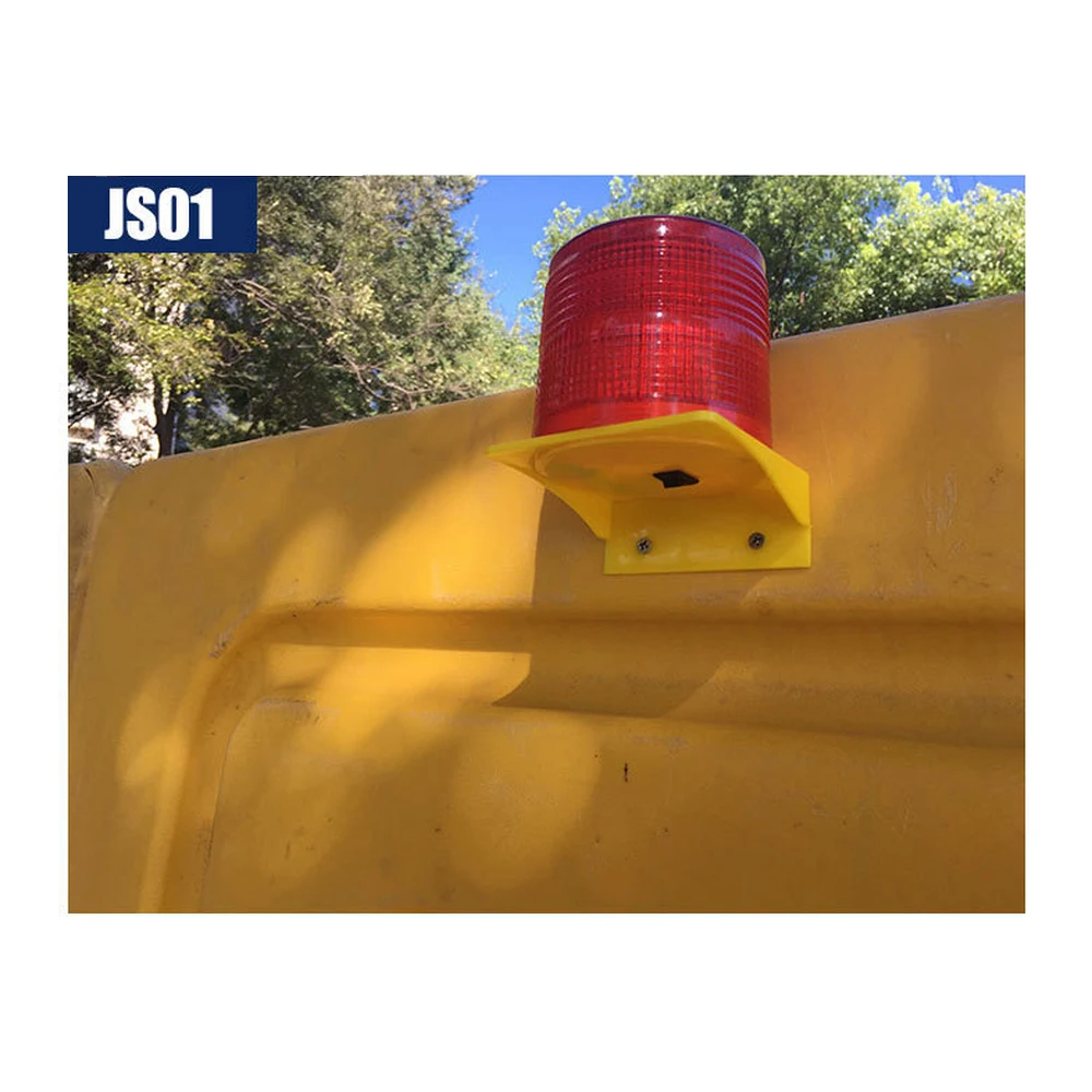 Солнечные сигнальные огни 6 шт. светодиоды красный свет на солнечных батареях