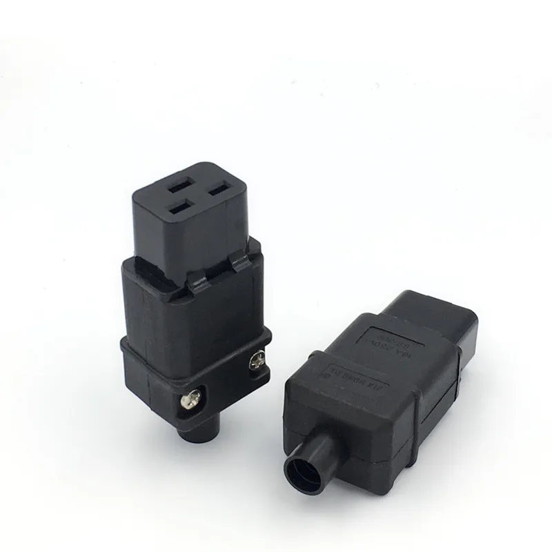 PDU/UPS стандартный разъем IEC320 C19 C20 16A 250 В AC Электрический Кабель питания Шнур Разъем съемный штекер SS-809 SS-810 разъем