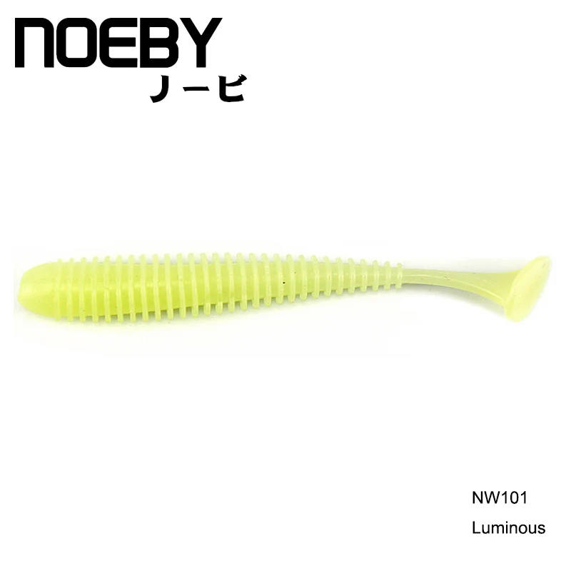 Рыболовная приманка NOEBY 6 шт./лот Мягкая 75 мм/2 5 г Т-образный хвост мягкая японская