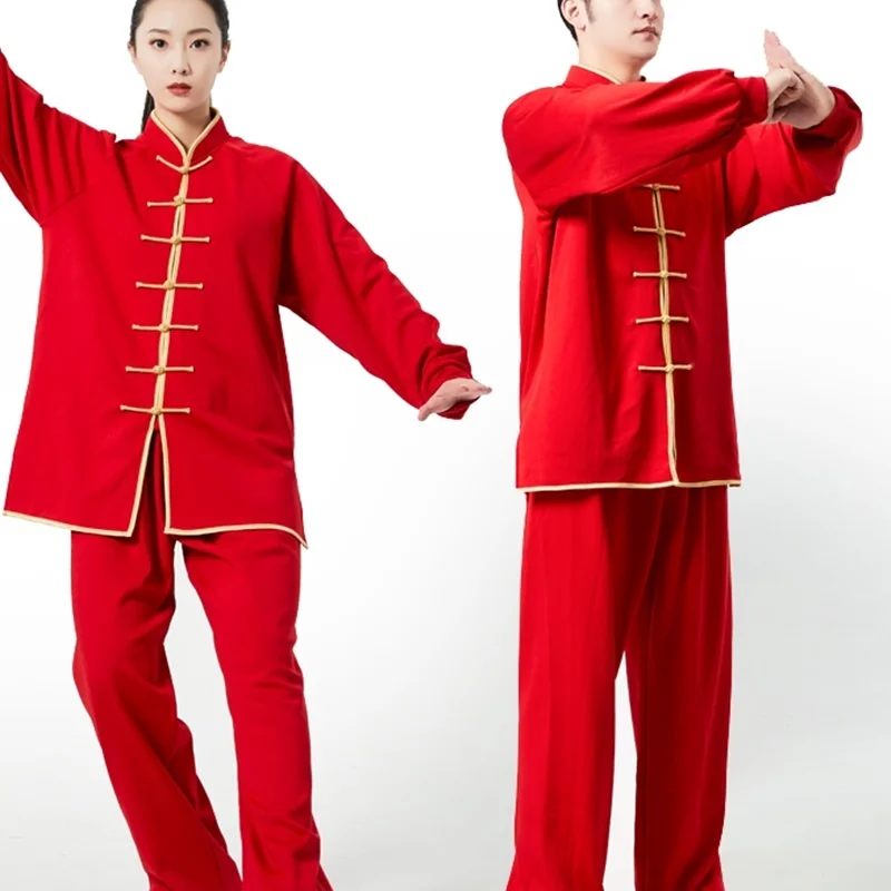 Одежда Tai Chi костюм Ушу Брюса Ли на осень и зиму традиционная китайская одежда Вин
