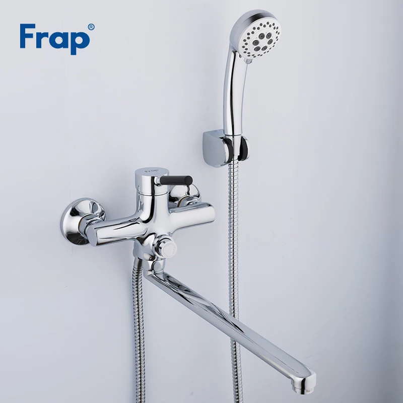 

Frap New Bathroom Faucet Bathroom Shower Faucets Bath Tap Bath Mixer Shower System Cold and Hot Shower with Mixer Taps F2244