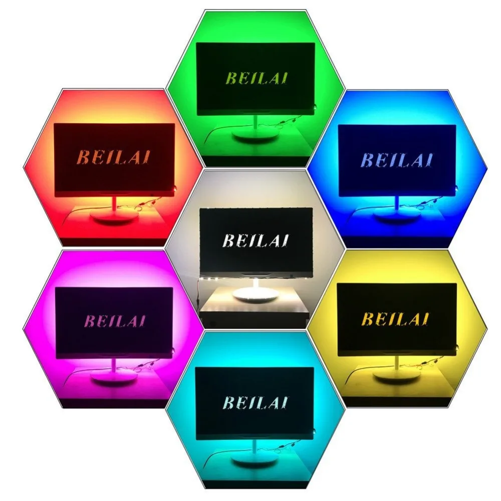 5050 DIY светодиодные полосы Светодиодная лента Добавить пульт дистанционного RGB
