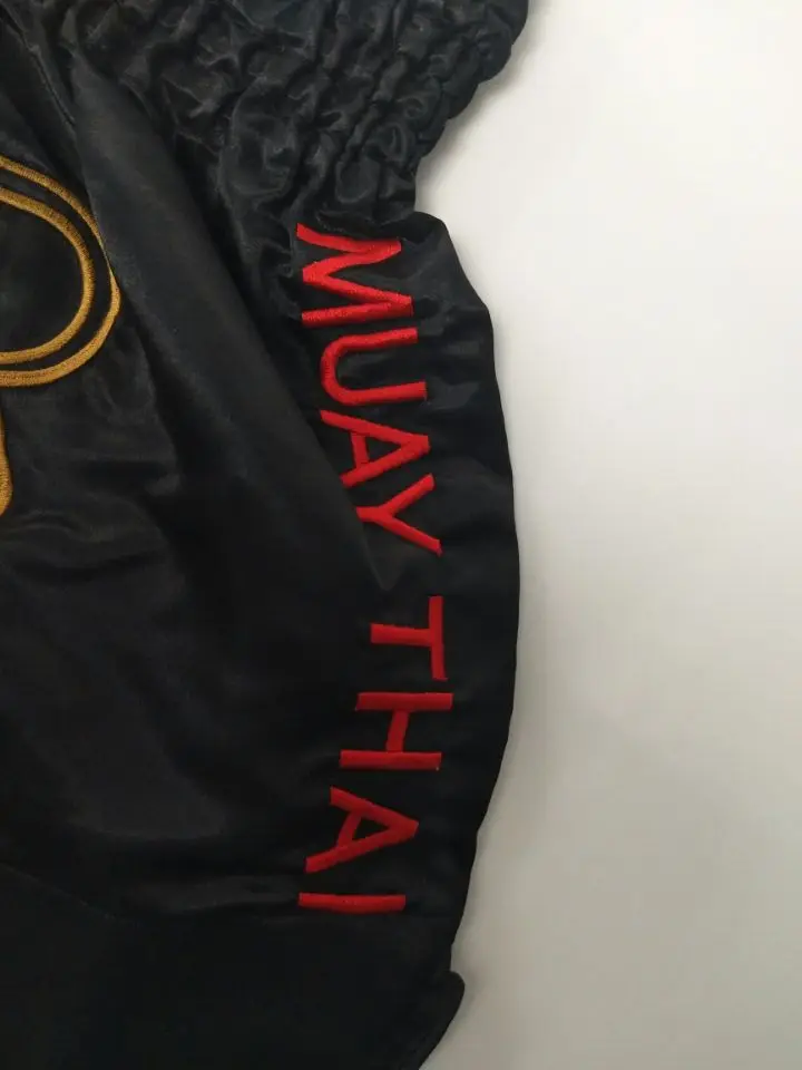 Шорты с вышитым львом муай тай|muay thai shorts|thai shortsmuay |