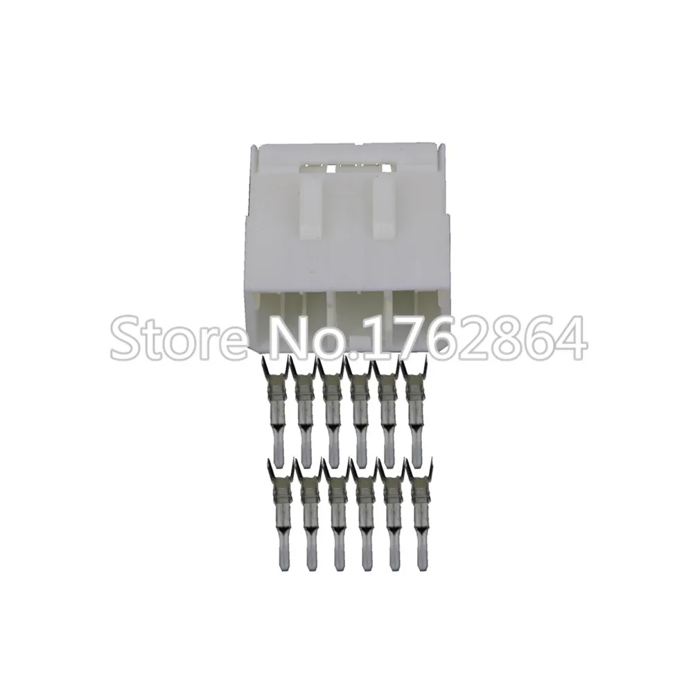 male 12 pin Автомобильный жгут белый разъем с терминалом DJ7121-1.8-11/21 12P разъем - Цвет: male