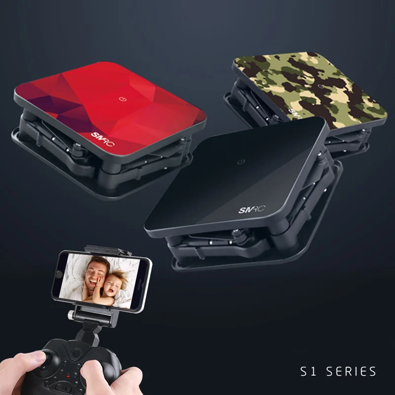 Мини Дрон SMRC S1 RC Вертолет игрушка селфи Квадрокоптер складной с HD камерой Wifi FPV