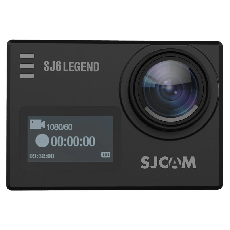 SJCAM SJ6 Легенда гироскопа Действие шлем Спорт DV камера водонепроницаемый 4K NTK96660 16MP RAW FOV двойной экран Спорт DVR - Цвет: Черный
