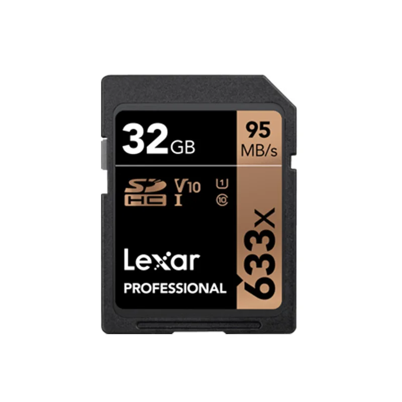 32GB Lexar 633x sd-карта класс 10 UHS-I 32 Гб 16 Гб Высокая скорость 95 м/с V30 64 Гб 128 ГБ U3 карта памяти для камеры 1080p HD 4K - Емкость: 32GB