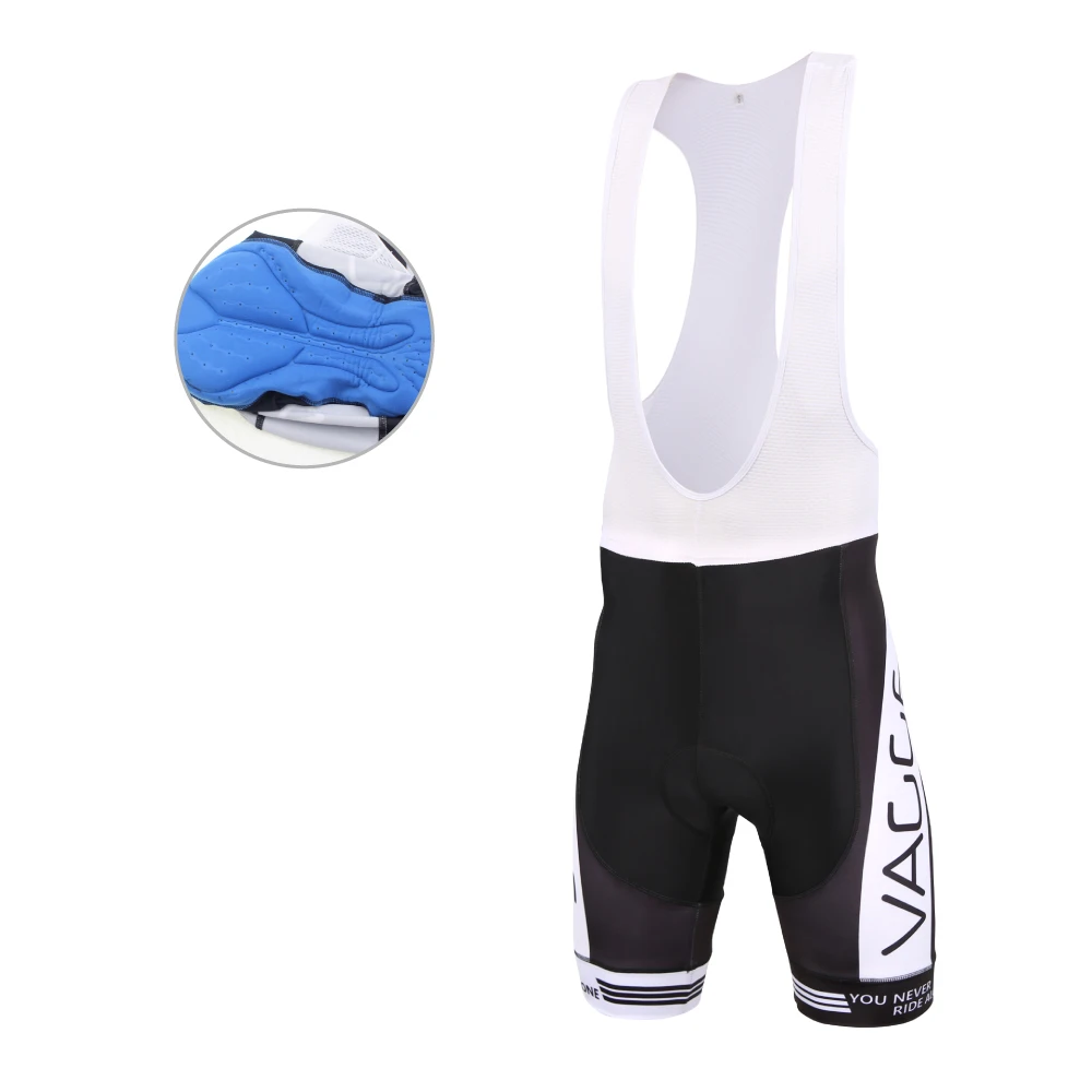 Компрессионные черные велосипедные рейтузы с лямками/2017 cool professional pro padd