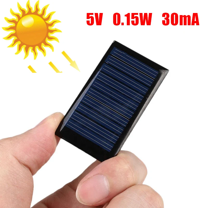 USB солнечная панель для улицы, портативное 5 в 6 в солнечное зарядное устройство, панель для скалолазания, быстрое зарядное устройство для планшета, солнечный генератор для путешествий, 0,15 Вт, 0,45 Вт, 1 Вт, 5 Вт
