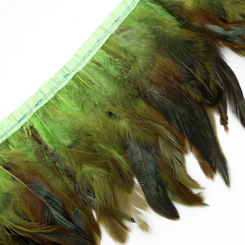10-15 см разноцветная лента для обрезки перьев в виде курицы петуха хвоста