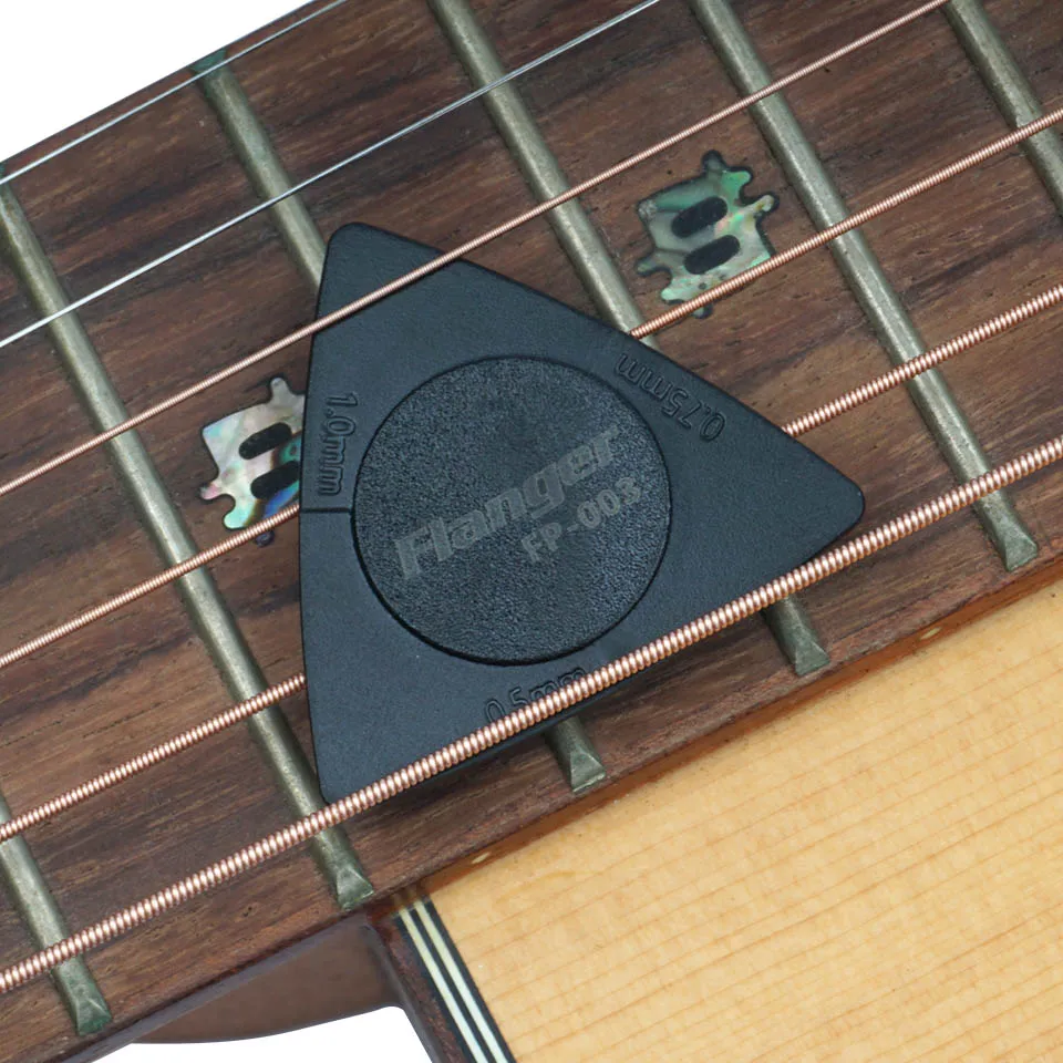 10 шт. запатентованные треугольные гитарные палочки Flanger s 1 0 75 5 мм толщина в +