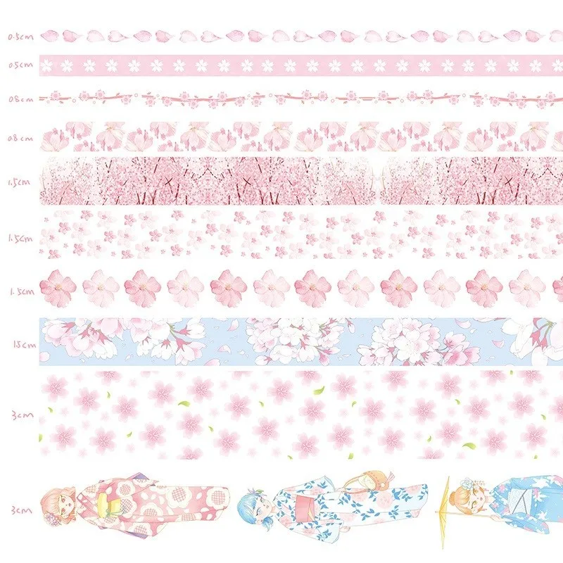1 10 шт./лот 2 м Фольга Сделай Сам лента для декорации Washi Скрапбукинг клейкую ленту наклейки Скрапбукинг Washitape стиральная лента 024042 - Цвет: 1