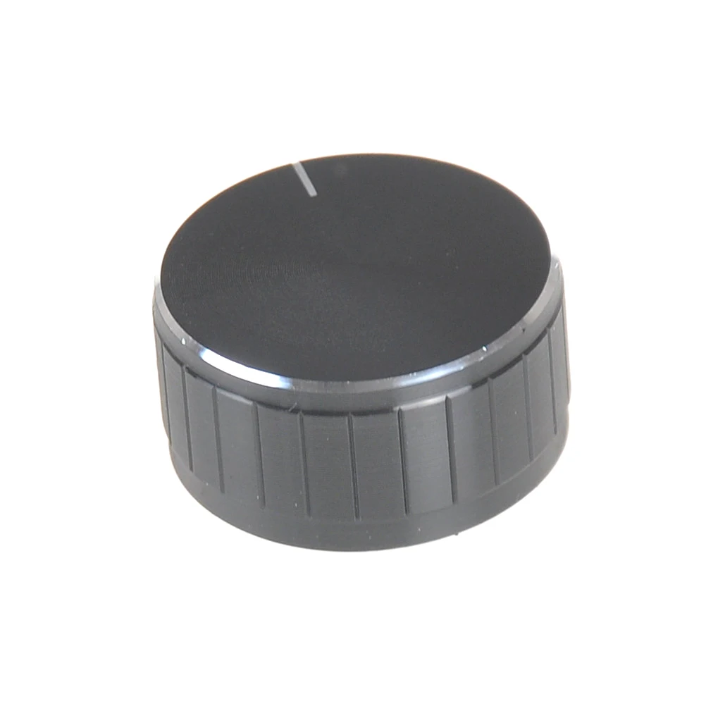 1 шт. регулятор громкости вращающиеся ручки Черный рифленый вал потенциометр 34*17