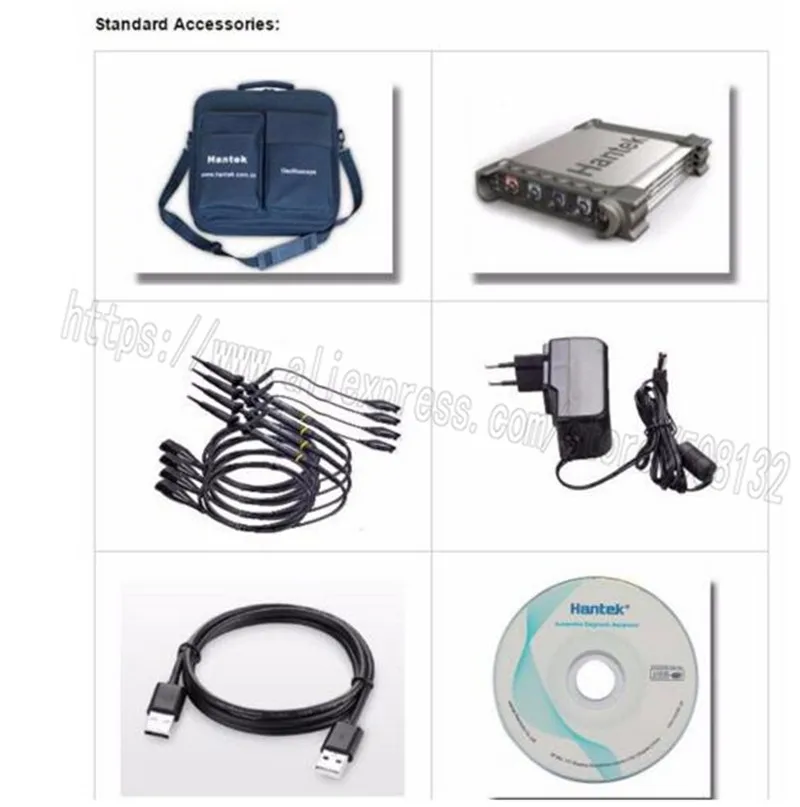 Hantek DSO3204 200MHz 1Gs/S digital oscilloscope 4CH Oscilloscope | Инструменты
