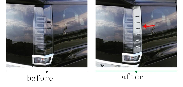Car Rear Pillar Window Door Plating Decorative Stickers For VOXY 80 2017 YEAR | Автомобили и мотоциклы