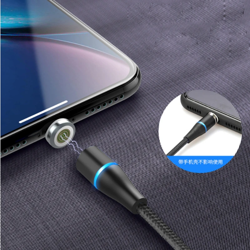 1 м Магнитная Зарядка для Apple Android type c кабель зарядное устройство qc pd Быстрая