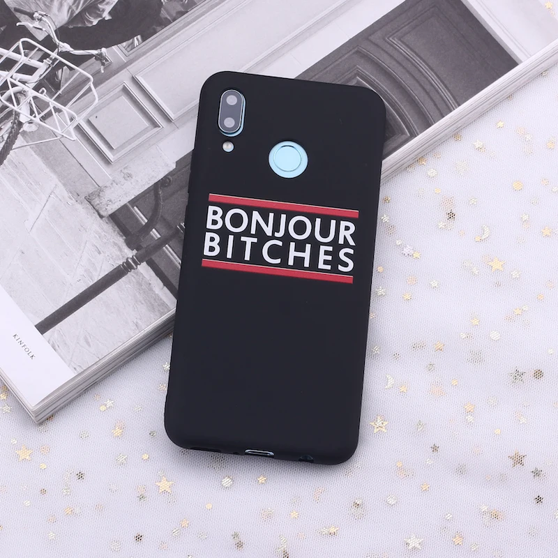 Силиконовый чехол для телефона Samsung S8 S9 S10 S10e S20 Plus Note 8 9 10 A7 A8 с цитатами Hello Bitches