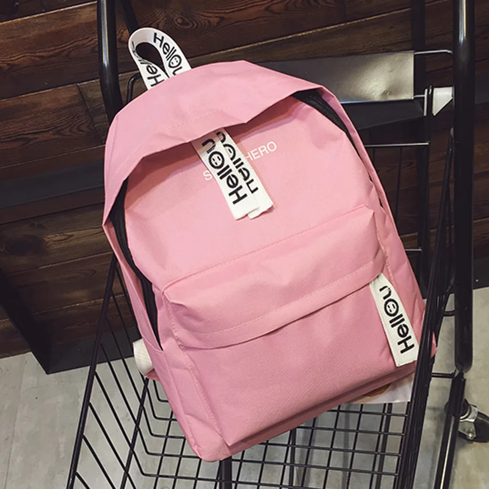 Новинка 2019 школьный ранец для пар дорожная походная сумка однотонный рюкзак