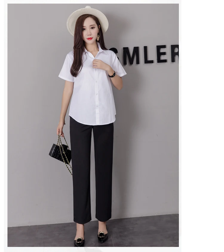 Новинка 2019 Одежда для беременных формальная профессиональная рабочая рубашка