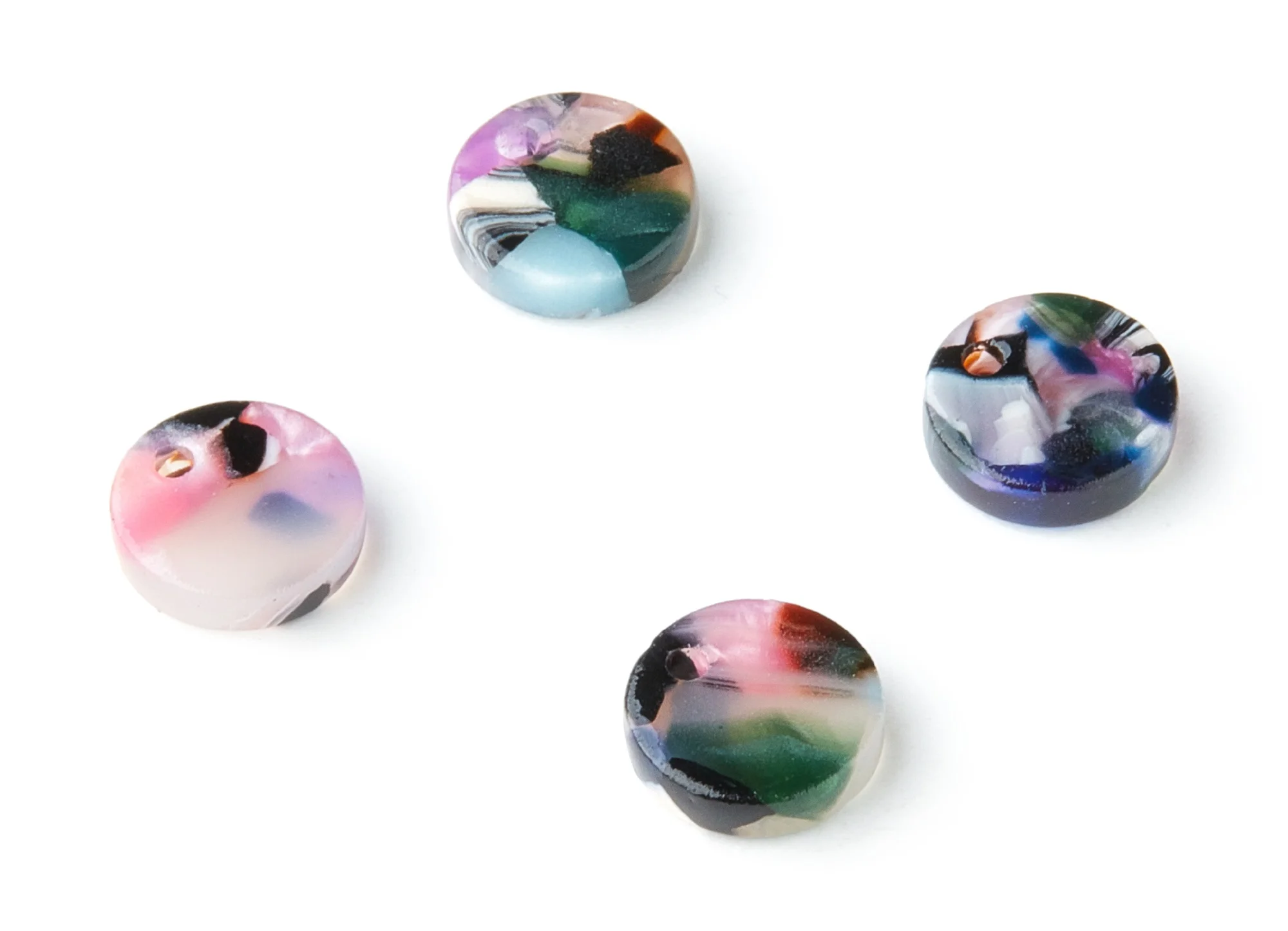 Ацетатные акриловые подвески ацетатные круглые серьги ювелирные аксессуары 12