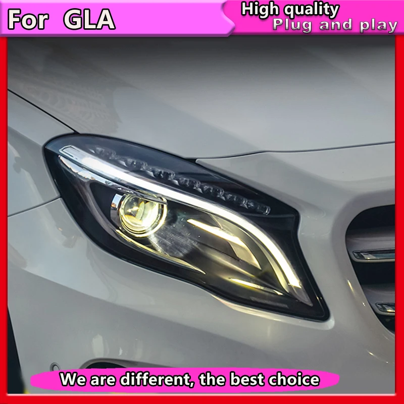 Автомобильный Стайлинг для Benz GLA 2015 2016 светодиодный головной светильник налобный