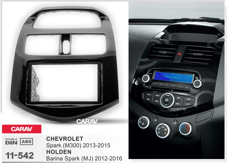 CARAV 11-542 Одежда высшего качества Радио панель для CHEVROLET Spark(M300)/Holden barina Spark(MJ) приборная панель CD отделкой Установка комплект