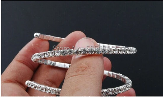 Женский эластичный браслет со стразами 1 10 рядов|bracelet crown|bracelet owlbracelet boutique |