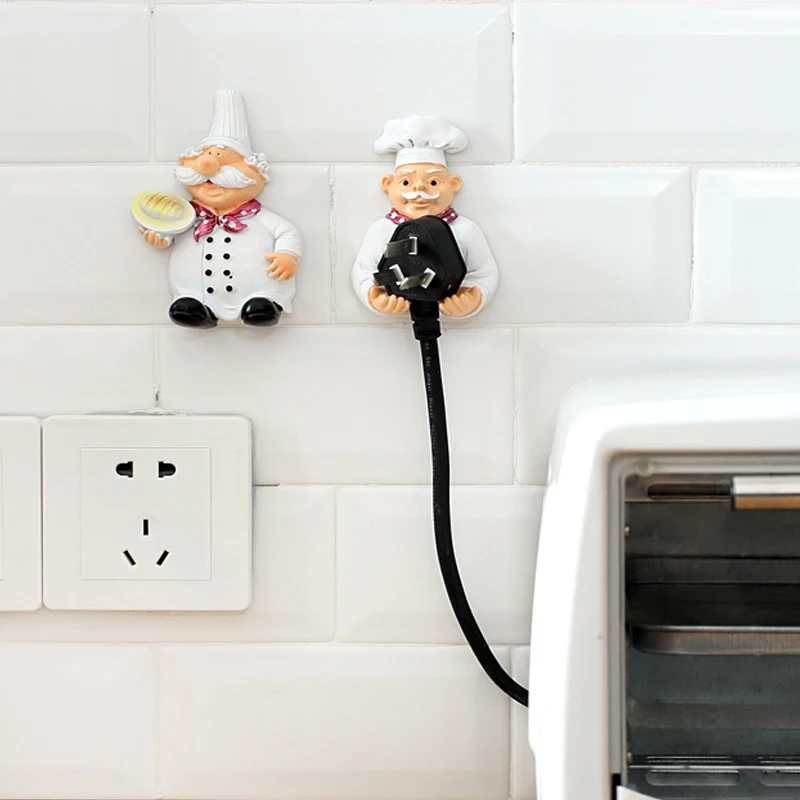 Cartoon Resin Socket Power Cord Storage Hook Clothes Multi-Function Creative Powerful Charging Line Bracket | Обустройство дома