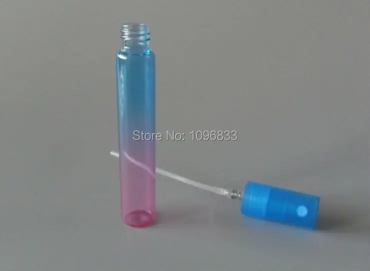

8ML Colorful Glass Perfume Bottle, ParfumTube Vial, Cosmetic Spray Bottle, Perfume Atomizer,Empty Test Sample Bottle, 50pcs/Lot