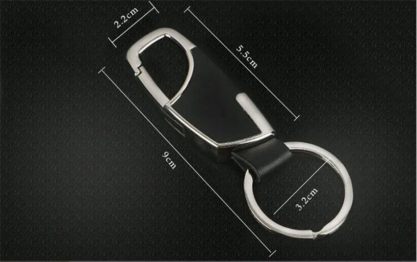 

Fashion Key Wallets New Design Metallic Keychain Luxury Genuine Leather Key Organizer Holder Key Holder Mini Men Car Key Gifts
