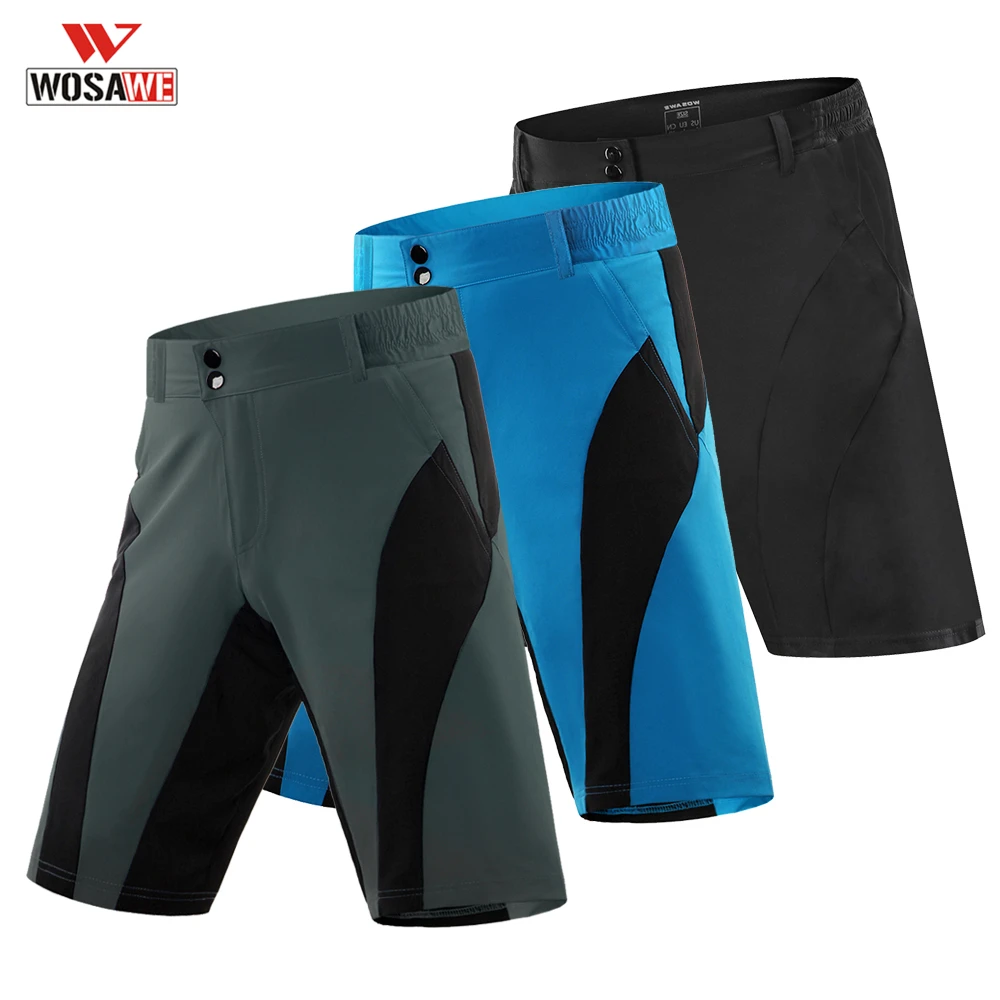 Шорты WOSAWE Мужские мотоциклетные с эластичной резинкой на талии короткие брюки