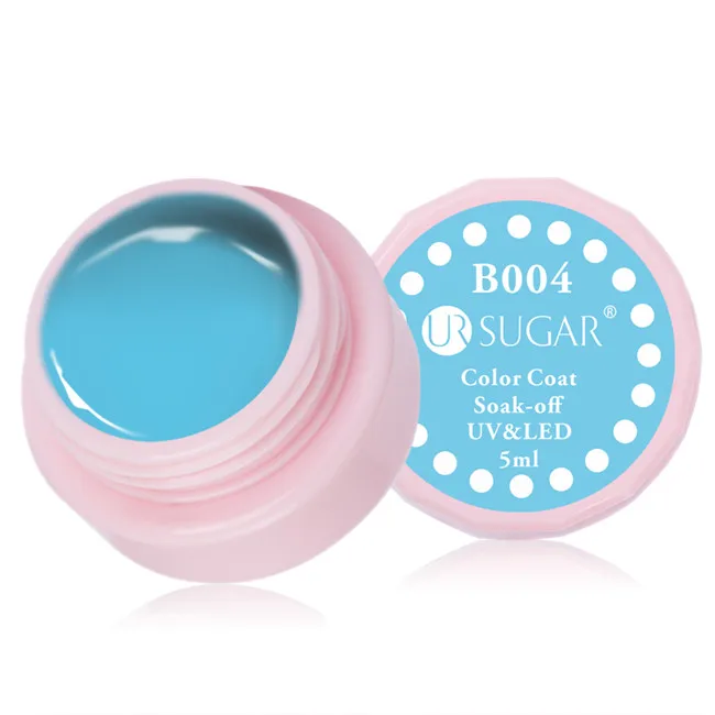 Ur Sugar 5 мл замачиваемый гель для ногтей 110 чистый слой УФ светодиодный Гель-лак для ногтей цветной лак для ногтей - Цвет: B004