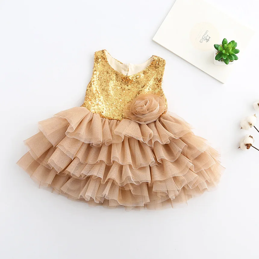 2018 Girls sequins toddler girl dresses , girls tulle dress , dress girls , 5pcs/lot  JYF009