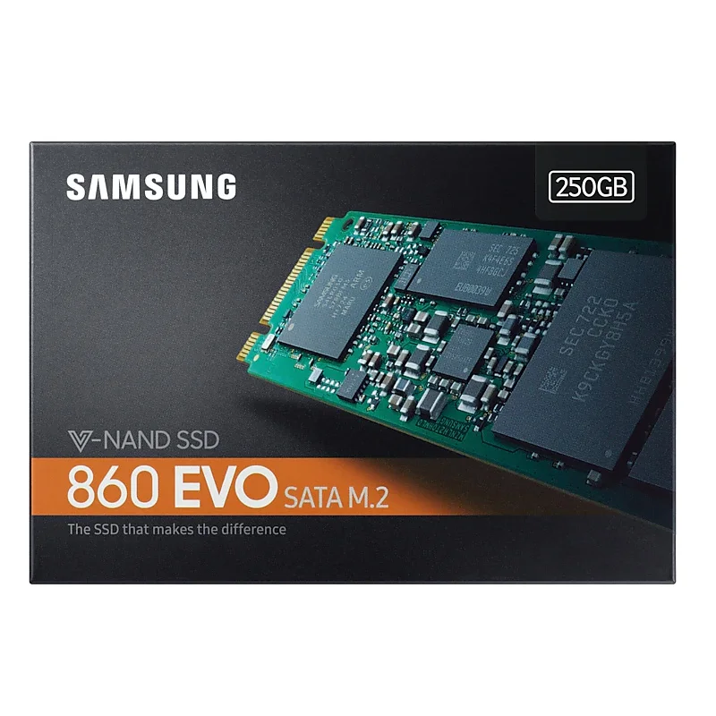 SAMSUNG SSD 860 EVO M.2 2280 SATA 1 ТБ 500 Гб 250 ГБ Внутренний твердотельный диск жесткий HDD M2