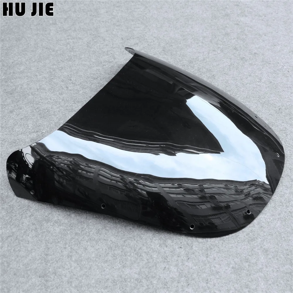 Черный для Kawasaki Ninja ZX-9R ZX 9R ZX9R 1994 1995 1996 1997 мотоциклетные щиток для ветрового стекла двойной пузырь ниндзя ZX 9R