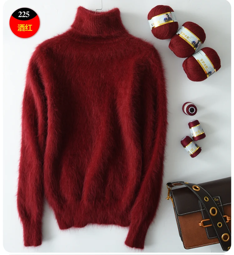 Long Plush Mink Cashmere Yarn Yarn for Knitting Warm Delicate Fluffy Yarn for Hand Sweater Cardigan Hats Soft Yarn for Women Men