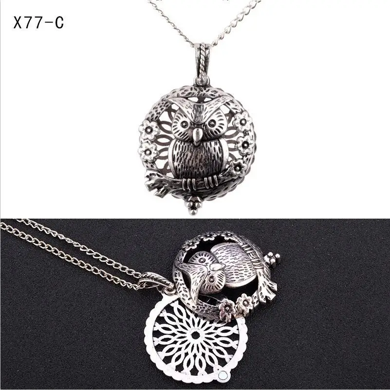 Aroma Diffuser Necklace With Pads Open Antique Vintage Lockets Pendant Perfume Essential Oil Necklace. | Украшения и аксессуары