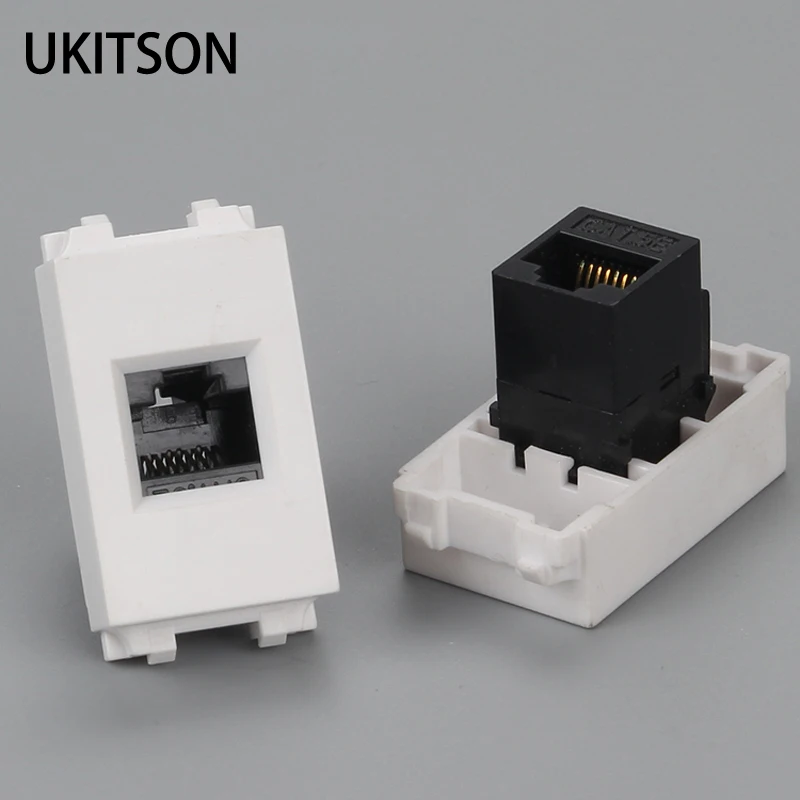 1 блок мама CAT5E RJ45 модули 23x36 мм LAN вилка подходит для розетки| |