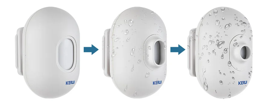 KERUI P861 Беспроводная охранная сигнализация подъездная дорога гараж охранная сигнализация PIR датчик движения Детектор Водонепроницаемый Открытый