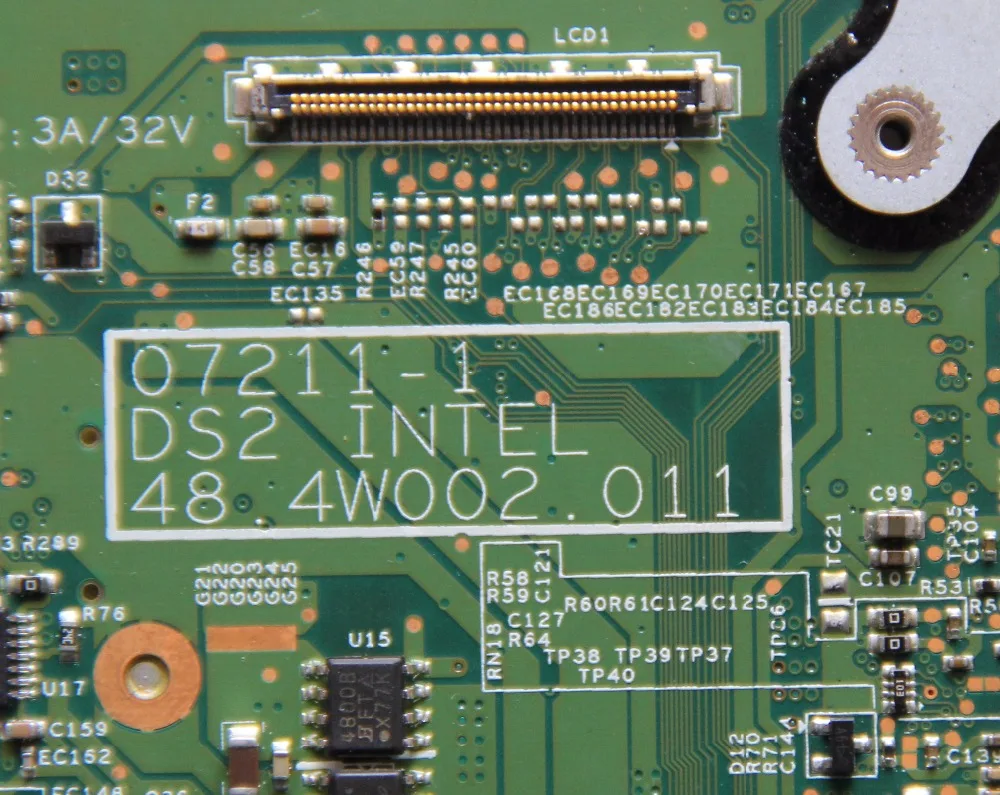 Материнская плата для ноутбука DELL 1525 07211-1 48 4w002. 011 GM965 DDR2 полностью