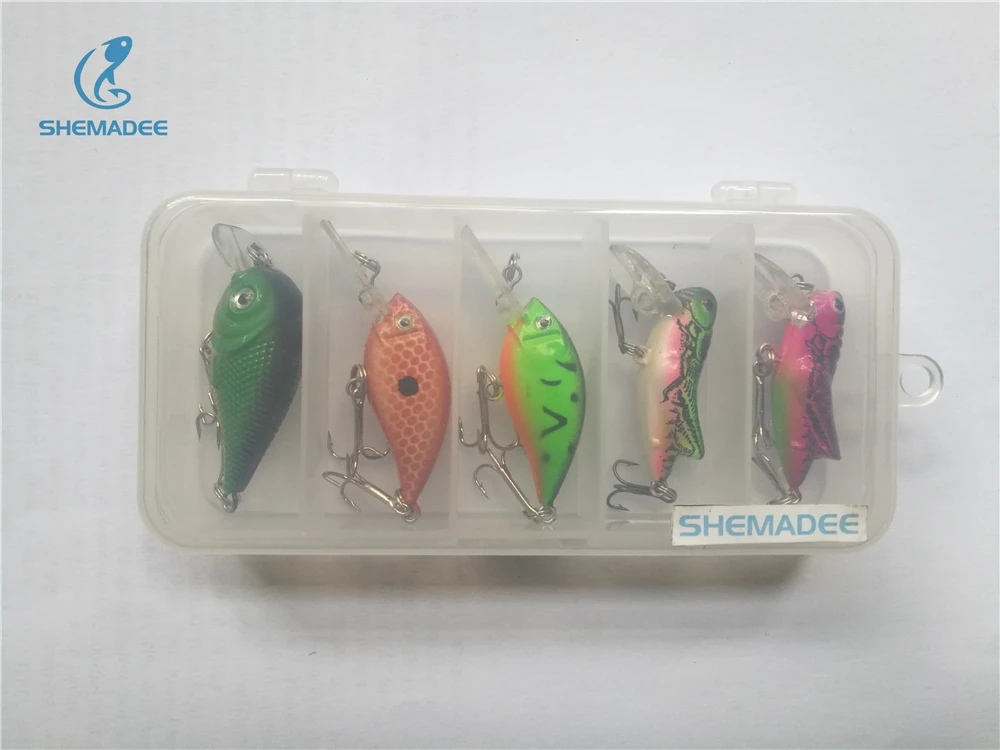 Бесплатная доставка! 5 шт./компл. набор рыболовной приманки кренкбейт Таракан