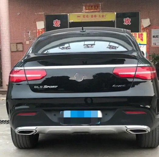 Для benz gle coupe C292 спойлер GLE класс настоящий багажник GLE63 АБС пластик цветной лак 2016