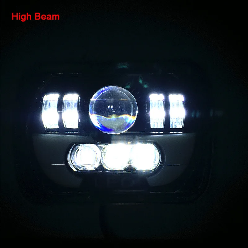 2 шт. Автомобильные светодиодные фары 5x7 дюймов дюймов|square led headlight|headlights forled truck |