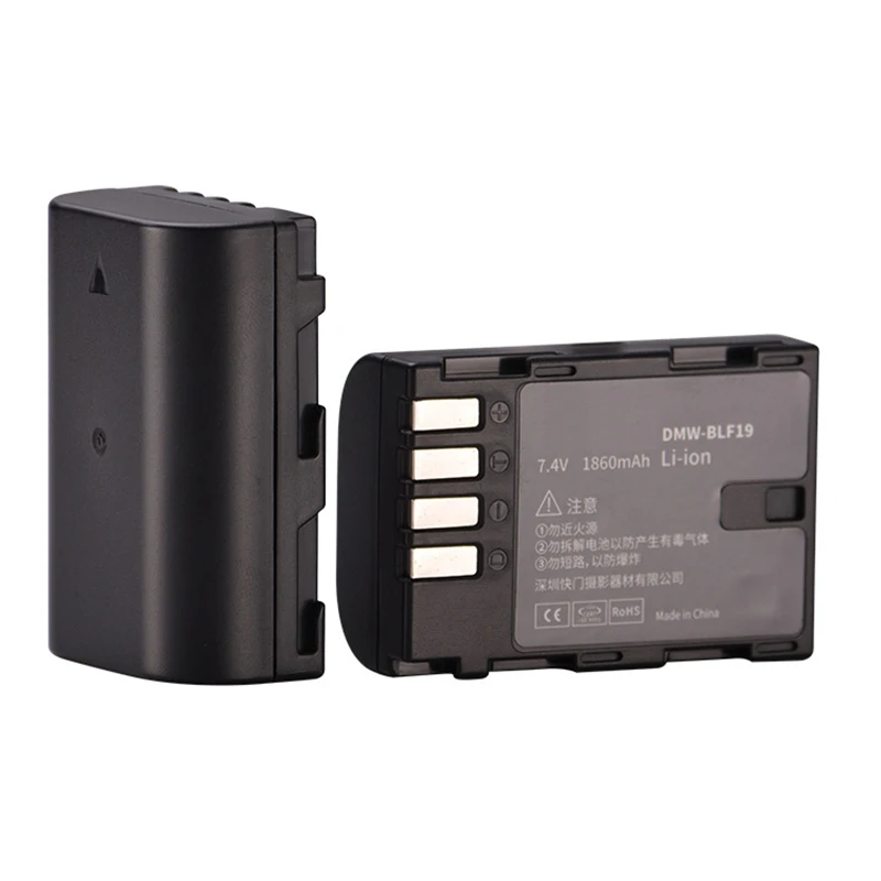 1860 мАч для фотоаппарата Panasonic с ЖК-дисплеем и USB-зарядкой BLF19 BLF19E Lumix GH3 GH4 GH5 G9 |