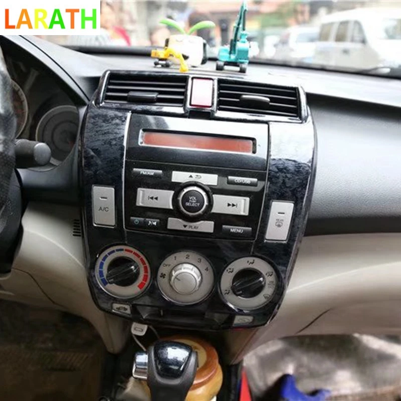 Центральная консоль для салона автомобиля Honda City 2008 2012 из углеродного волокна