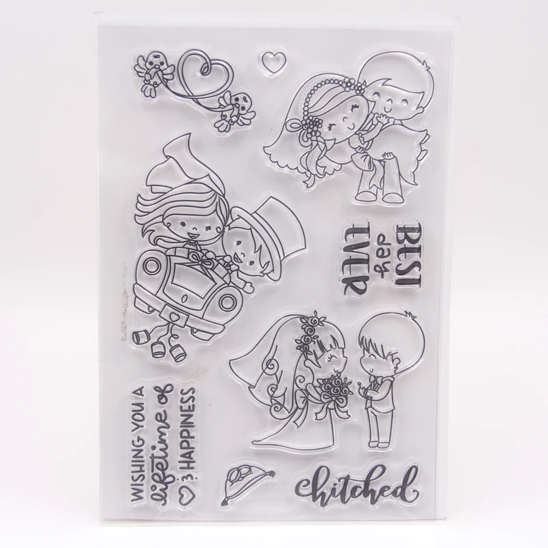 Прозрачный силиконовый штамп ZFPARTY для скрапбукинга сделай сам|Штампики| |