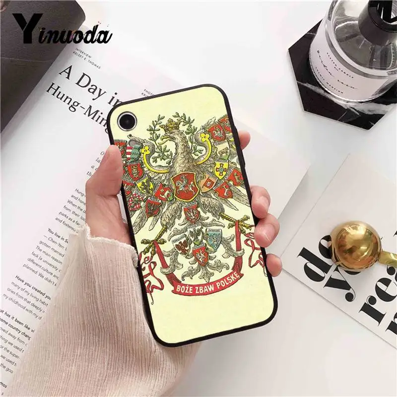 Yinuoda герб России флаг силиконовый чехол для телефона iPhone 8 7 6 6S 6Plus X XS MAX 5 5S SE XR 10